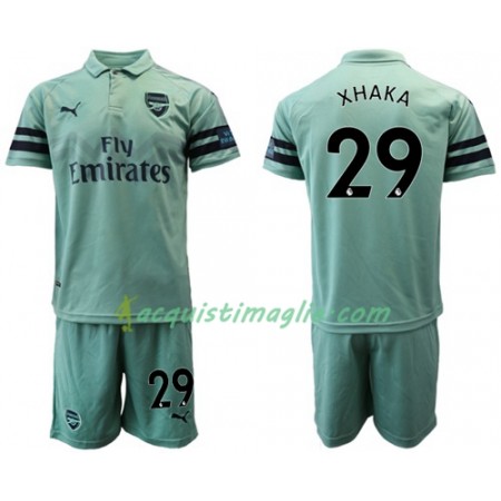 Divisa di Calcio Arsenal Xhaka 29 Bambino Terza 2018/2019